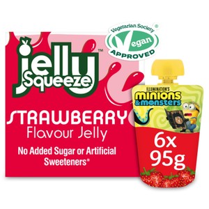 Jelly Squeeze Strawberry Jelly Pouch Multipack