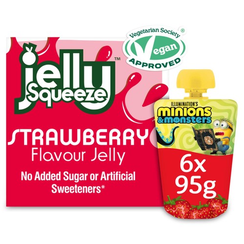 Jelly Squeeze Strawberry Jelly Pouch Multipack