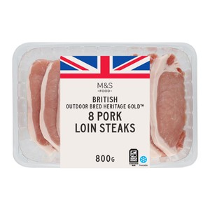 M&S British Heritage Gold British 8 Loin Steak 800g