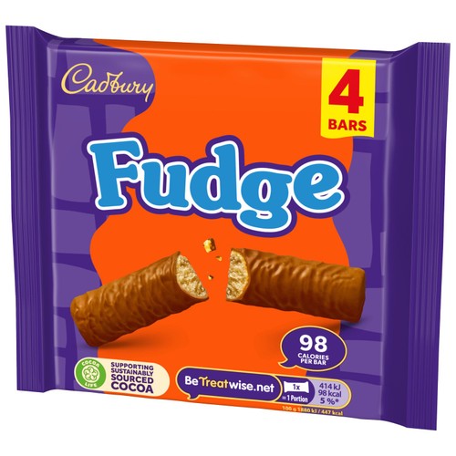 Cadbury Fudge Chocolate Bar Multipack