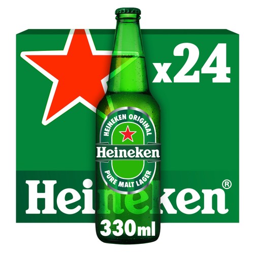 Heineken Lager Beer Bottles