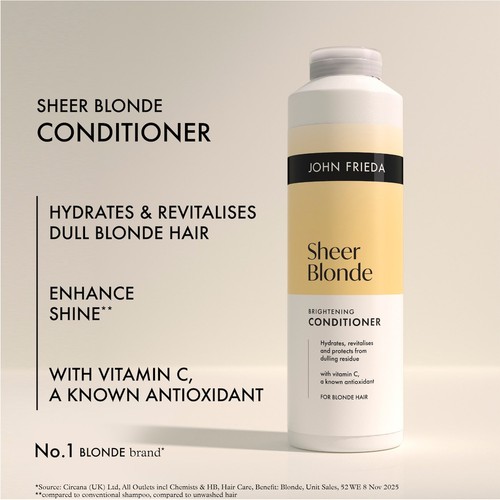 John Frieda Sheer Blonde Brightening Conditioner