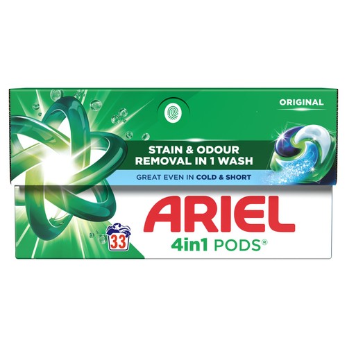 Ariel 4in1 Original Pods Washing Capsules 33 Washes