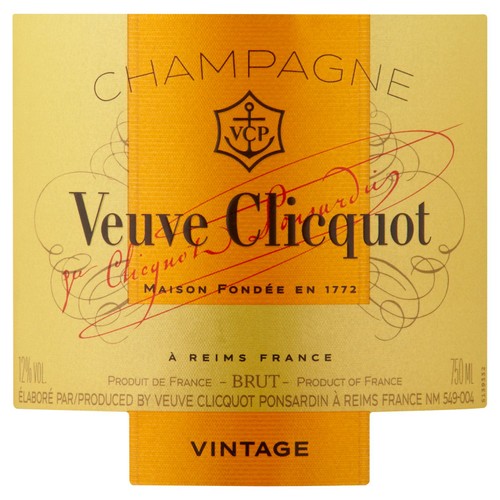 Veuve Clicquot Vintage Brut 2015, 75cl