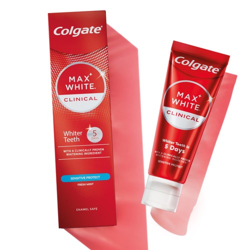 Colgate Max White Clinical Sensitive Teeth Whitening Toothpaste 75ml