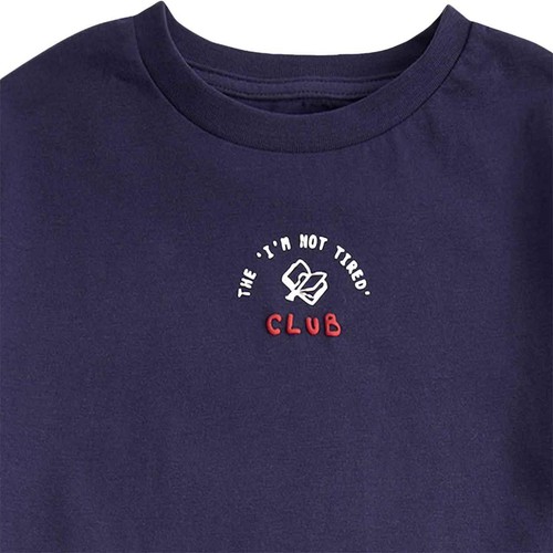 M&S Boys Pure Cotton I'm Not Tired Club Pyjamas, 4-5 Y, Blue
