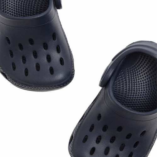 M&S Kids Plain Holiday Clog, 7S, Indigo