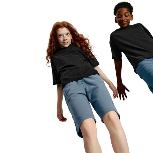 M&S Unisex Pure Cotton Plain T-Shirt, 9-10 Years, Navy