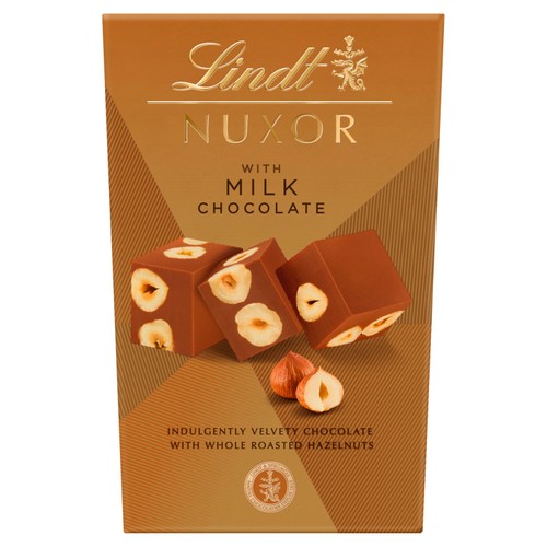 Lindt NUXOR Milk Gianduja Chocolate with Hazelnuts