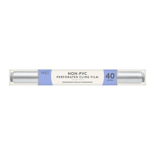 M&S Non PVC Perforated Cling Film