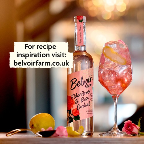 Belvoir Elderflower & Rose Cordial