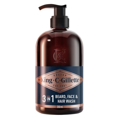 King C Gillette Beard & Face Wash 