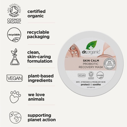 Dr Organic Probiotic Skin Calm Recovery Mask