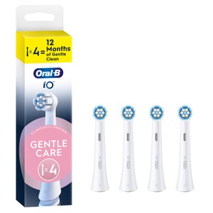 Oral-B iO Gentle Clean White Toothbrush Heads 4 Pack