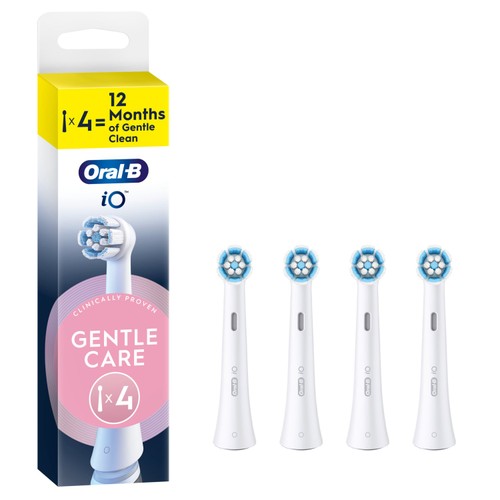 Oral-B iO Gentle Care White Toothbrush Heads Refills