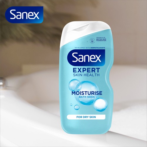 Sanex Expert Skin Health Moisturising Bubble Bath Soak