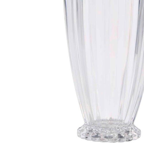 M&S Scallop Tapered Glass Vase, Clear