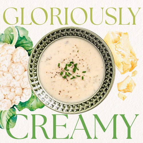 Yorkshire Provender Cauliflower Cheese & Kale Soup
