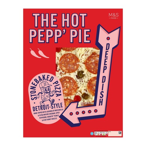 M&S The Hot Pepp' Pie Detroit-Style Pizza