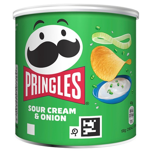 Pringles Sour Cream & Onion Crisps Can