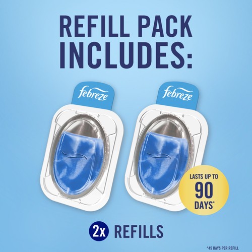 Febreze Bin Freshener Cotton Fresh 2 Refills