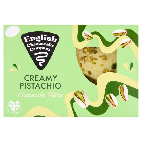 English Cheesecake Company Pistachio Cheesecake Slices