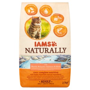 Iams Naturally Adult Cat with North Atlantic Salmon & Rice