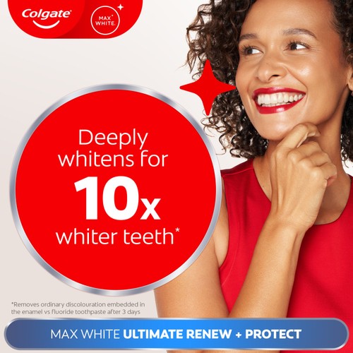 Colgate Max White Ultimate Renewal At Home Teeth Whitening Toothpaste