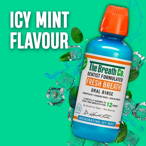 The Breath Co. Alcohol Free Mouthwash Icy Mint