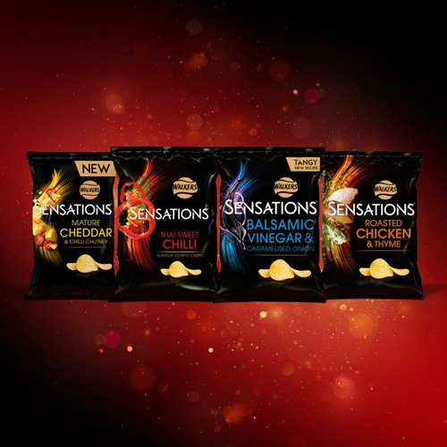 Walkers Sensations Thai Sweet Chilli Multipack Crisps 5 x 25g
