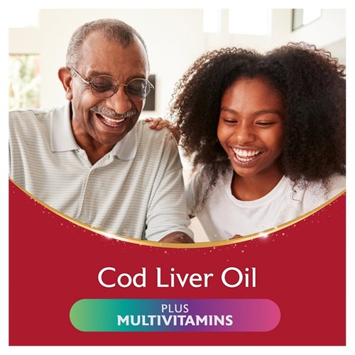 Seven Seas Cod Liver Oil Plus Multivitamins Omega-3 Fish Oil Capsules