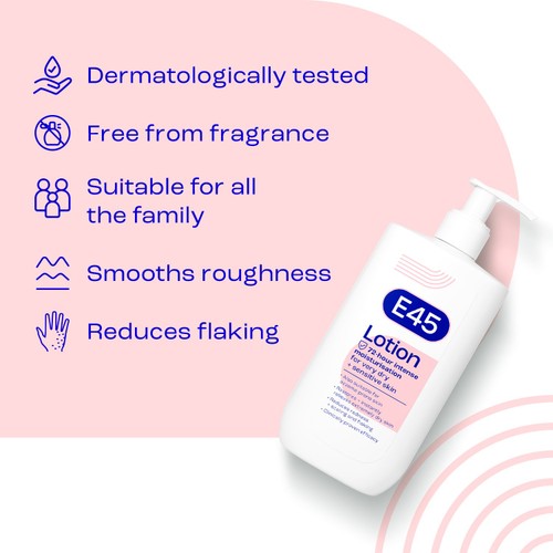 E45 Moisturiser Body Lotion for Dry & Sensitive Skin