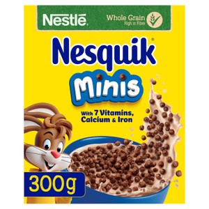 Nestle Nesquik Chocolate Minis Cereal 300g