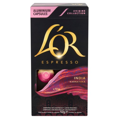 L'OR India Coffee Pods x10 Intensity 10