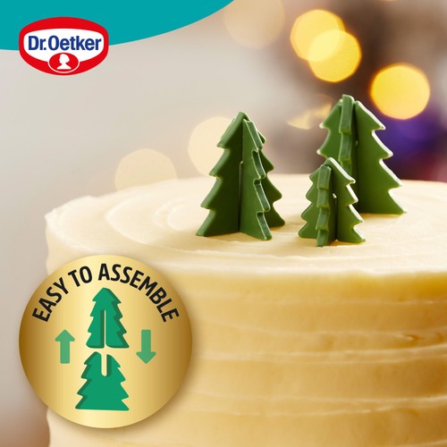 Dr. Oetker Christmas Chocolate Tree Cake Decorations