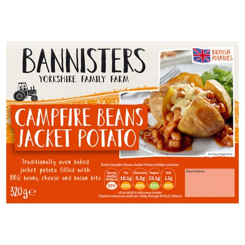 Bannisters Farm Campfire Beans Jacket Potato