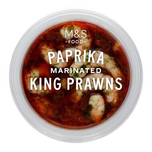 M&S Paprika Marinated King Prawns