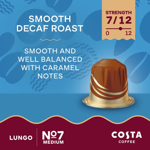 Costa Coffee Decaff Coffee Pods