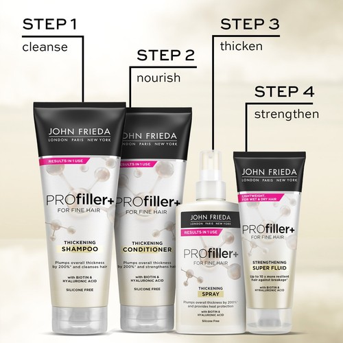 John Frieda Volume PROfiller+  Thickening Shampoo 