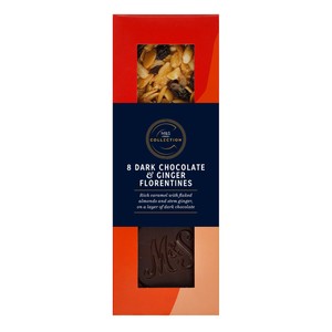 Dark Chocolate & Ginger Florentines