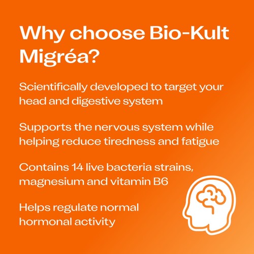 Bio-Kult Probiotics Migrea Gut Supplement 60 Capsules