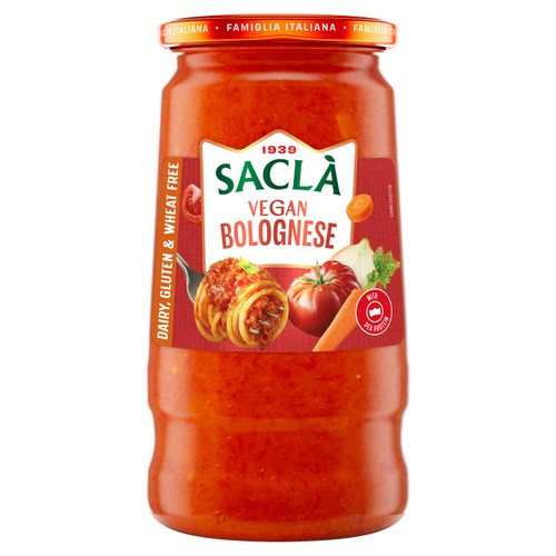 Sacla' Vegan Bolognese Sauce Pasta Sauce 350g