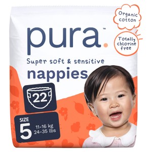 Pura Nappies Size 5 