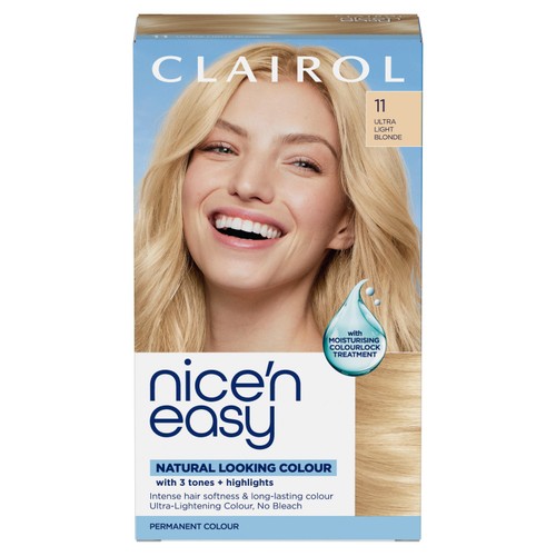 Clairol Nice'n Easy Hair Dye, 11 Ultra Light Blonde 