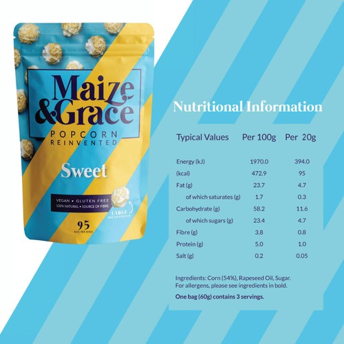Maize & Grace Sweet Popcorn