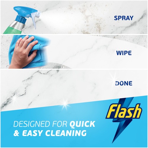 Flash Spray Wipe Done Apple Blossom Cleaning Spray 