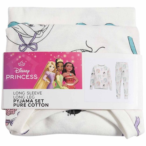 M&S Princess Pyjamas, 6-7 Years, Cream