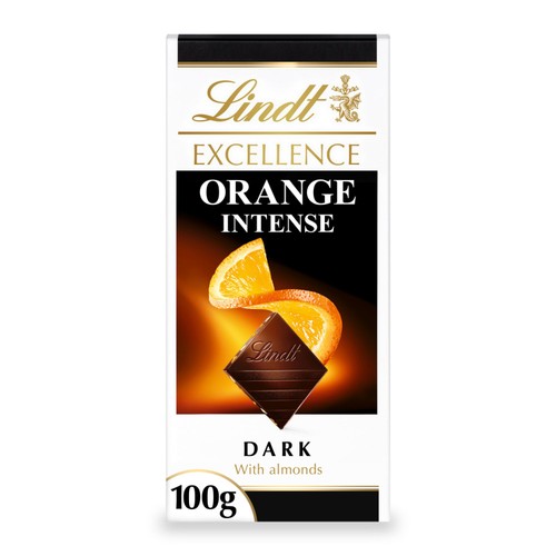 Lindt Excellence Dark Orange Chocolate Bar