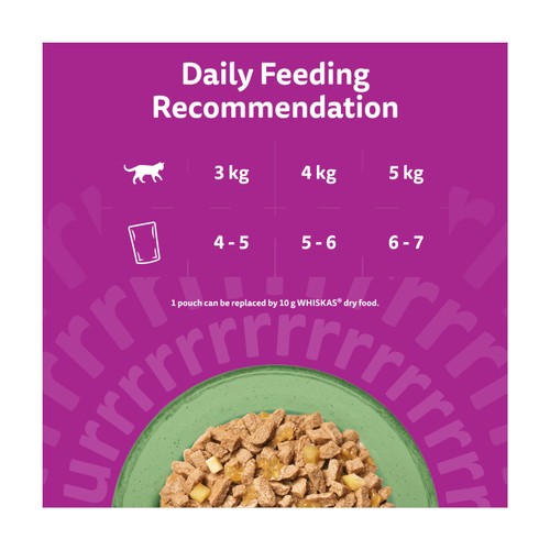 Whiskas 1+ Wet Cat Food Superfoods Mixed Selection in Jelly 15x50g