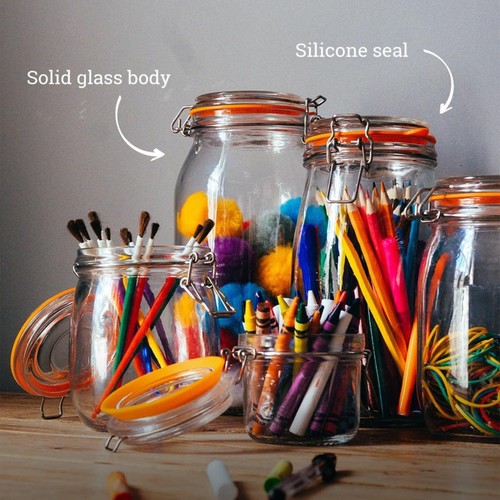 Tala 750 ml Air Tight Lever Arm Storage Jar 